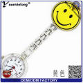 Yxl-955 Venta al por mayor Relojes de Enfermera Relojes Luminosos Sonrisa Metal Reloj Médico Relojes Relojes de hierro